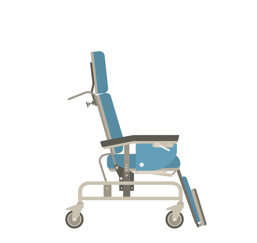 Optimum Posturo-Pedic 1400 Tilt-in-Space Positioning Chair