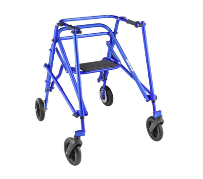 KLIP Lightweight Gait Trainer | with Seat and 8” Wheels