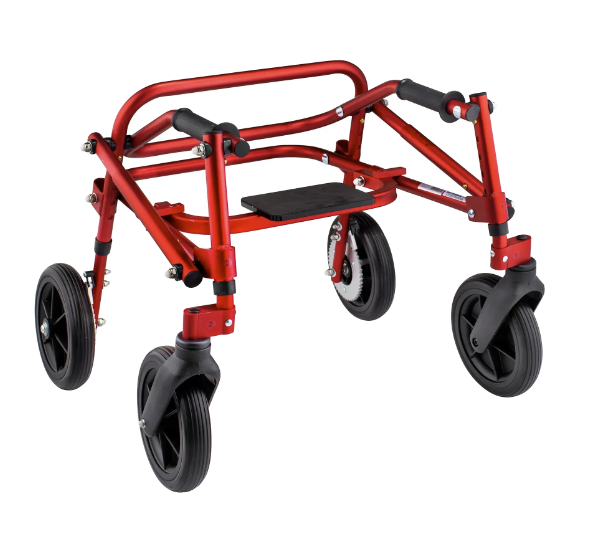 KLIP Lightweight Gait Trainer | with Seat and 8” Wheels
