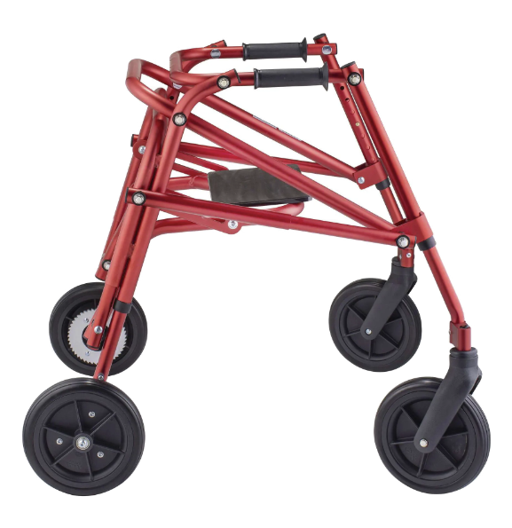 KLIP Lightweight Gait Trainer | with Seat and 8” Wheels