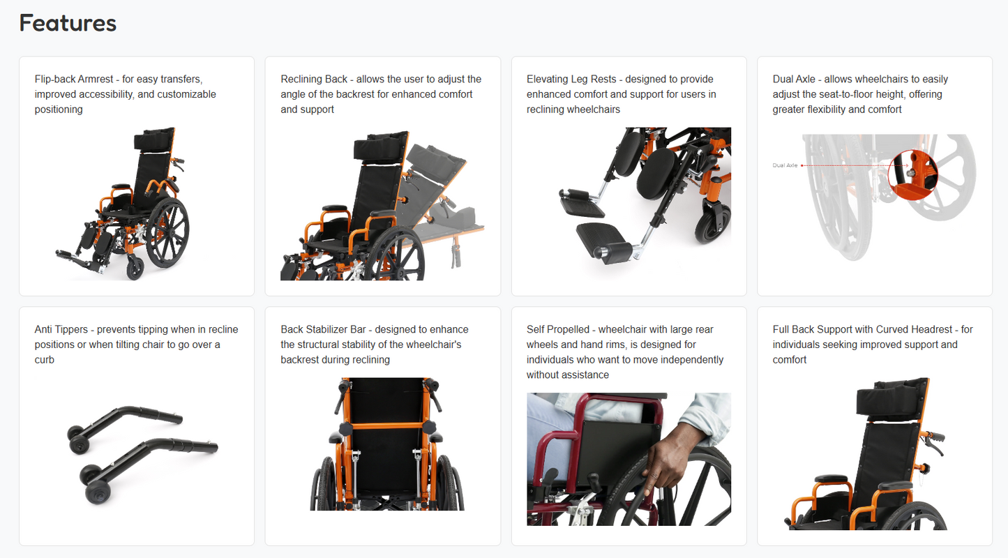 Ziggo Pro Reclining Wheelchair