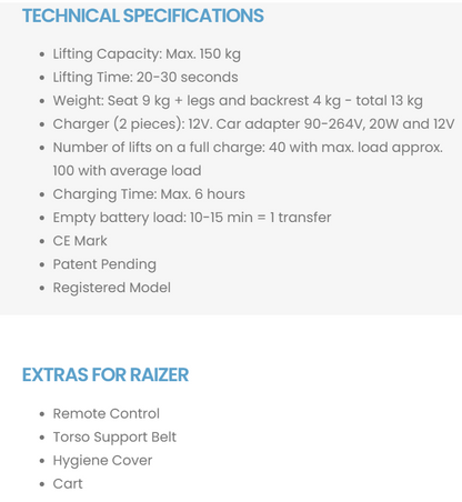 RAIZER II Lifting Chair