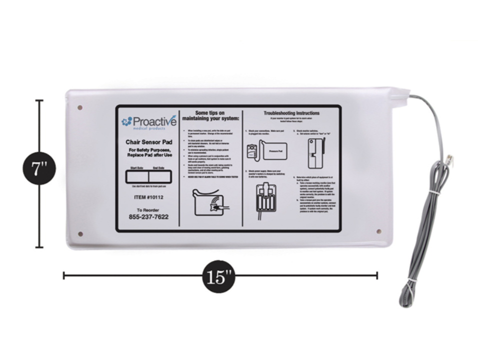 Chair Sensor Pad 7x15" — 1-year