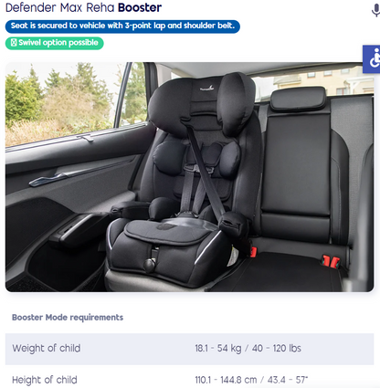 Defender Max Reha Seat CANADA