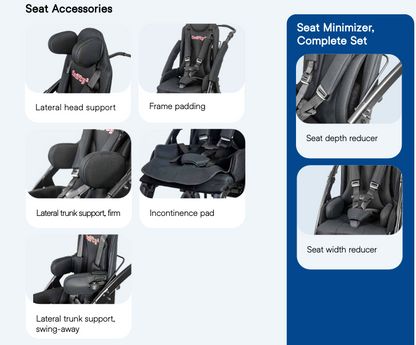 Swifty 3 Stroller *Weight Cap. 180 lbs