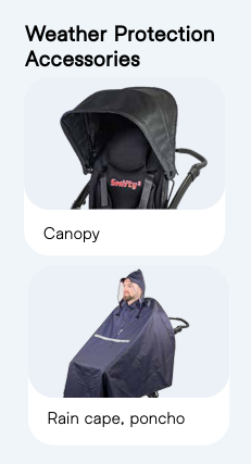 Swifty 3 Stroller *Weight Cap. 180 lbs