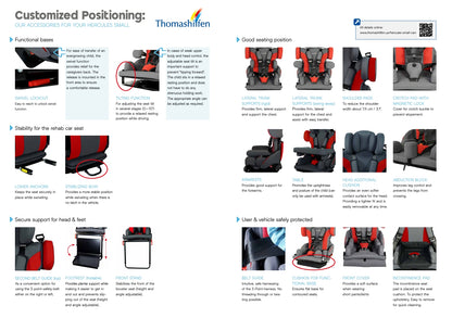 Hercules Small Rehab Booster Seat