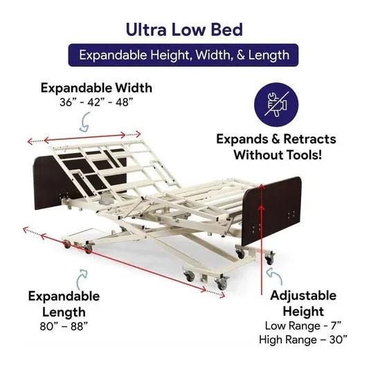 Protekt Protopia™ EXP - Expandable Ultra-Low Long-Term Care Bed